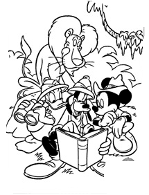 Páginas de Mickey Mouse para colorear– página 33