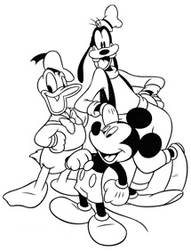 Páginas de Mickey Mouse para colorear– página 37