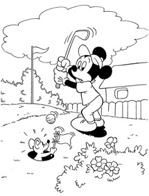 Páginas de Mickey Mouse para colorear– página 38