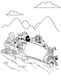 Páginas de Mickey Mouse para colorear– página 39