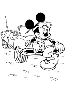 Páginas de Mickey Mouse para colorear– página 43