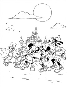 Páginas de Mickey Mouse para colorear– página 44