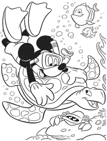 Páginas de Mickey Mouse para colorear– página 58