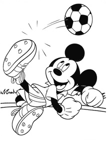 Páginas de Mickey Mouse para colorear– página 62
