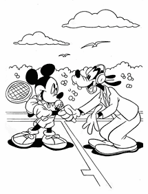 Páginas de Mickey Mouse para colorear– página 74