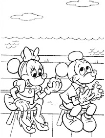 Páginas de Mickey Mouse para colorear– página 76