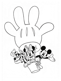 Páginas de Mickey Mouse para colorear– página 84