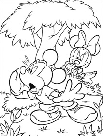 Páginas de Mickey Mouse para colorear– página 91