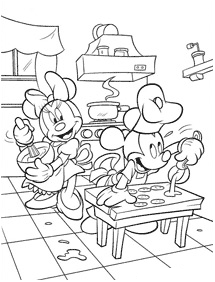 Páginas de Mickey Mouse para colorear– página 92