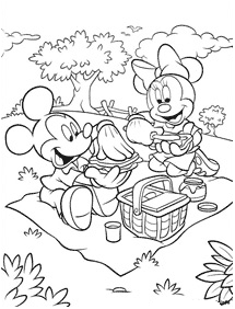 Páginas de Mickey Mouse para colorear– página 93