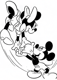 Páginas de Minnie Mouse para colorear – página 30