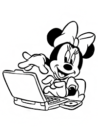Páginas de Minnie Mouse para colorear – página 33