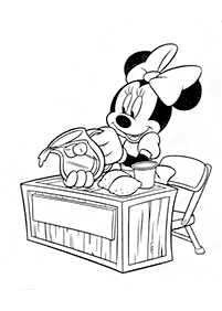 Páginas de Minnie Mouse para colorear – página 34