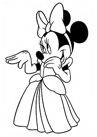 Páginas de Minnie Mouse para colorear – página 40