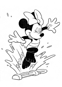 Páginas de Minnie Mouse para colorear – página 42