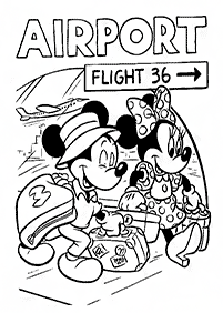 Páginas de Minnie Mouse para colorear – página 43