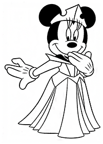 Páginas de Minnie Mouse para colorear – página 44