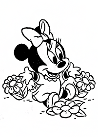 Páginas de Minnie Mouse para colorear – página 45