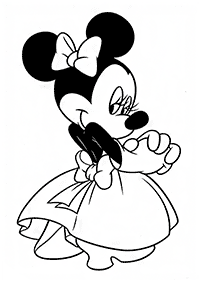 Páginas de Minnie Mouse para colorear – página 48