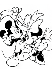 Páginas de Minnie Mouse para colorear – página 50