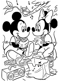 Páginas de Minnie Mouse para colorear – página 64