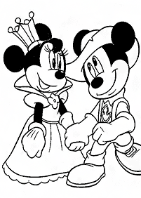 Páginas de Minnie Mouse para colorear – página 69
