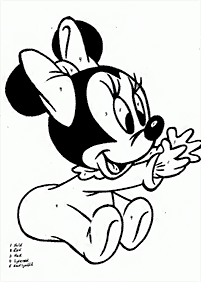 Páginas de Minnie Mouse para colorear – página 71