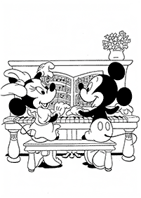Páginas de Minnie Mouse para colorear – página 72