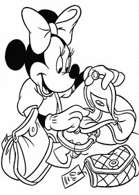 Páginas de Minnie Mouse para colorear – página 74