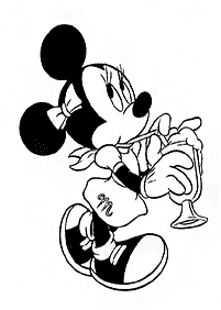 Páginas de Minnie Mouse para colorear – página 77