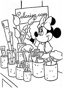 Páginas de Minnie Mouse para colorear – página 78