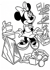 Páginas de Minnie Mouse para colorear – página 82