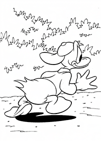Páginas del Pato Donald para colorear– página 37