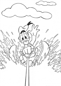 Páginas del Pato Donald para colorear– página 38