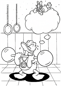 Páginas del Pato Donald para colorear– página 53