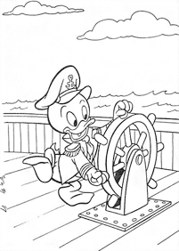 Páginas del Pato Donald para colorear– página 54