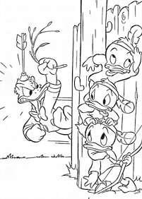 Páginas del Pato Donald para colorear– página 58