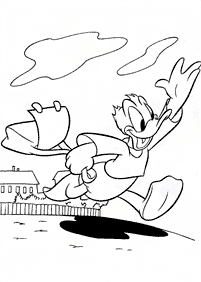 Páginas del Pato Donald para colorear– página 61