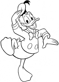 Páginas del Pato Donald para colorear– página 62