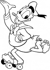 Páginas del Pato Donald para colorear– página 66