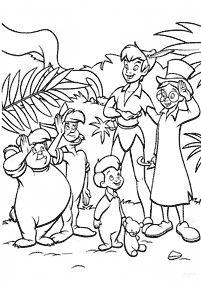 Páginas de Peter Pan para colorear– página 18