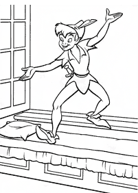 Páginas de Peter Pan para colorear– página 2