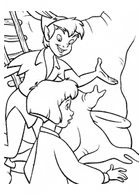 Páginas de Peter Pan para colorear– página 49