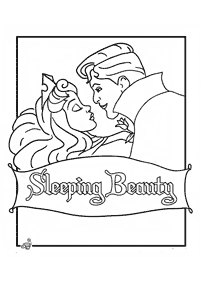 Páginas para colorear de la Bella durmiente (Aurora) – página 86