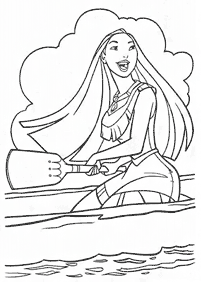 Páginas para colorear de Pocahontas – página 43