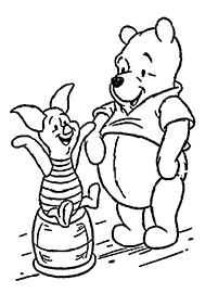 Páginas de Winnie de Poohpara colorear– página 2