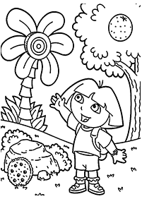 Páginas de Dora para colorear - página 101