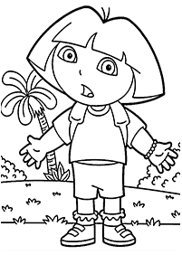 Páginas de Dora para colorear - página 116