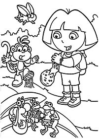 Páginas de Dora para colorear - página 85