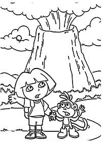 Páginas de Dora para colorear - página 92